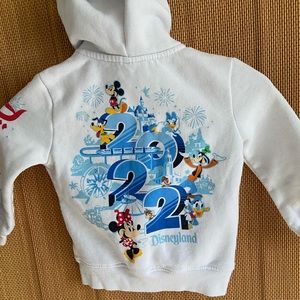Extra small 2022 Disneyland celebration zip up hoodie